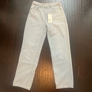 H&M Light Wash 90s Straight Leg Jeans